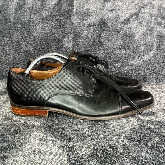 Florsheim Men\'s Postino Cap Toe Oxford Black Smooth size 10 main image 6